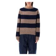 Navy Stripe Crew Strikkeplagg Aw24