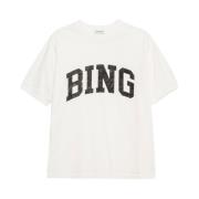 Boxy Fit Tee med Bing Print