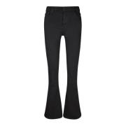 Sort Bootcut Jeans, Elegant Moderne Stil