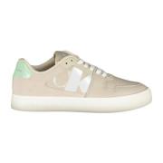 Sporty Beige Sneakers med Kontrastdetaljer