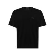 Ensfarget Crew Neck T-skjorte