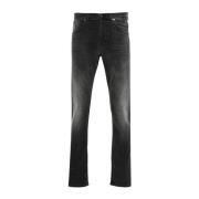 Skinny Denim Bukser Nittdetaljer