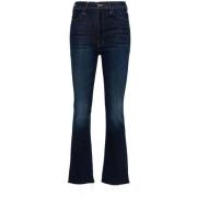 Blå Denim Straight-Leg Jeans