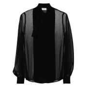 Svart Bluse 013 Nero