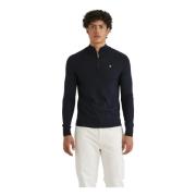 Navy Merino John Zip Genser/Jakke