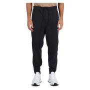 Elastisk Midje Sweatpants med Glidelåslommer