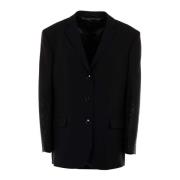 Dame Blazer Jakke - Elegant og Casual