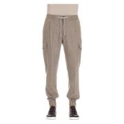 Dove Grey Skreddersydde Bukser Elastisk Hem