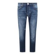 Stone Washed Denim Skinny Fit Bukser