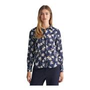 Blomster Voile Bluse