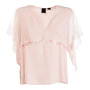 Elegant Sommer Topp Fersken/Rosa