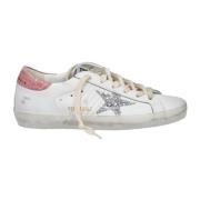 Hvite Super Star Sneakers Vintage Stil