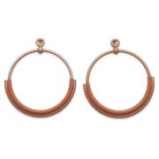 Pre-owned Leather earrings