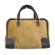 Pre-owned Suede handbags