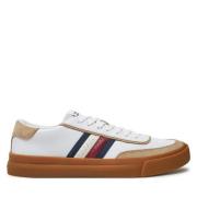 Tricolour Lær Lavtop Sneakers