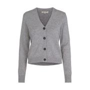 Klassisk V-hals Cardigan Strikket