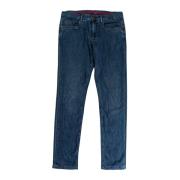 Menns Slim Fit Denim Jeans