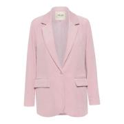 Langermet Blazer Jakke Dawn Pink