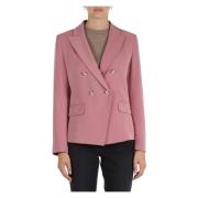 Dobbeltspent twill blazer med stretch