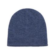 Denim Blue Gini Beanie Alpakka Blanding