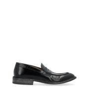 Vintage Svart Skinn Loafer