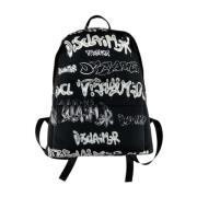 Urban Nylon Ryggsekk med Logo Detaljer