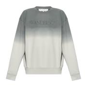 Sweatshirt med brodert logo