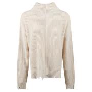 Behagelig Strikket Turtle Neck Sweater