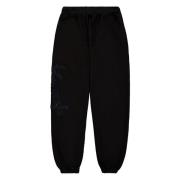 Svarte sweatpants med palmeprintlogo