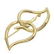 Pre-owned Yellow Gold brooches