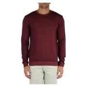 Ull Ribbet Crew Neck Genser