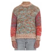 MultiColour Sweaters Håndverk Over Fit