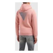 Essential Logo Hoodie Menn Rosa