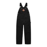 Sort Corduroy Overalls Begrenset Opplag