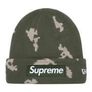 Begrenset opplag Box Logo Beanie Oliven Camo