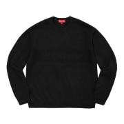 Begrenset opplag Tonal Paneled Sweater Svart