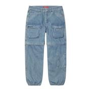 Klassiske Zip-Off Utility Denim Bukser