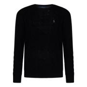 Sort Ull Kasjmir Crew-neck Sweater