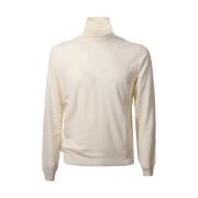 Hvit Flexwool Turtleneck Sweater