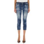 Cool Girl Jeans med knappelukking