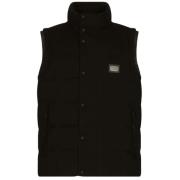 Polstret Logo Vest Svart