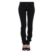 Elegant Svart Straight Leg Jeans