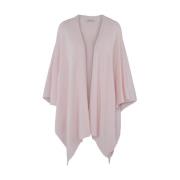 Myk Cashmere Poncho-Cardigan Strikkeplagg