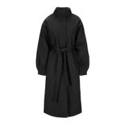 Svart Rossby Maxi Coat Jakke