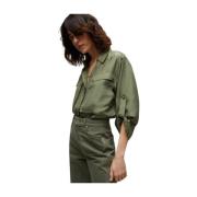 Silke Button-Down Bluse Jada