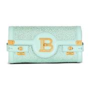 B-Buzz Pouch 23 i semsket skinn og rhinestones