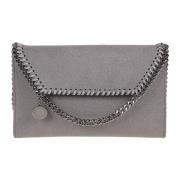 Grå Clutch Veske Falabella Stil