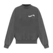 Sweatshirt med logo