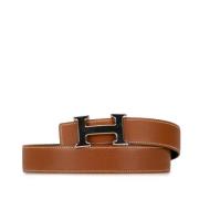 Pre-owned Leather belts