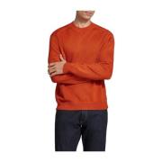 Oransje Crew Neck Sweater